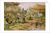 Donkey and Farmyard Fowl by Carl Donner
