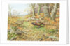 Pheasants with Blue Tits by Carl Donner