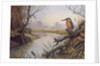 Kingfisher: Autumn River Scene by Carl Donner