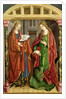 Two female saints, possibly St. Mary Magdalene and St. Martha by Fernando Gallego