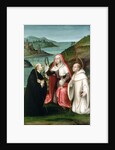 St. Mary Magdalene with St. Dominic and St. Bernard, c.1580 by Nicolas Borras