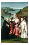 St. Mary Magdalene with St. Dominic and St. Bernard, c.1580 by Nicolas Borras