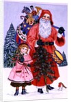 Santa and his helper by Catherine Bradbury
