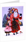 Santa and his helper by Catherine Bradbury