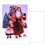Santa and his helper by Catherine Bradbury