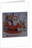 Father Christmas and his reindeer by Catherine Bradbury