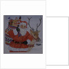 Father Christmas and his reindeer by Catherine Bradbury