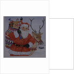 Father Christmas and his reindeer by Catherine Bradbury