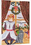 Christmas morning at the window by Catherine Bradbury