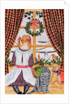 Christmas morning at the window by Catherine Bradbury