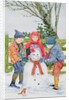 Building a snowman by Catherine Bradbury