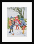 Building a snowman by Catherine Bradbury