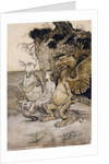 Alice and the Mock Turtle by Arthur Rackham