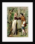 Celia Telling Rosalind that Orlando is in the Forest by Edward Rainford