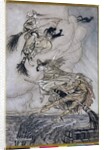 Hey! Up the Chimney Lass! Hey After you! by Arthur Rackham