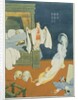 Clever ruse of Christmas guest in haunted bedroom to scare away the family ghost by William Heath Robinson