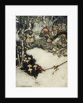 They quaffed their liquor in profound silence, 1905 by Arthur Rackham