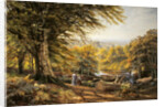 The charcoal burners near Weybridge, Surrey, 1870 by Edmund George Warren