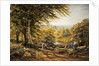 The charcoal burners near Weybridge, Surrey, 1870 by Edmund George Warren