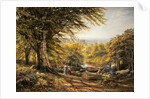 The charcoal burners near Weybridge, Surrey, 1870 by Edmund George Warren