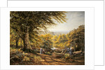 The charcoal burners near Weybridge, Surrey, 1870 by Edmund George Warren