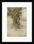 Rip's son, 'a precise counterpart of himself, as he went up the mountain', 1904 by Arthur Rackham