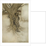 Rip's son, 'a precise counterpart of himself, as he went up the mountain', 1904 by Arthur Rackham