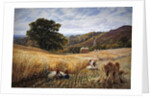Harvest time near Holmbury Hill, Surrey, 1865 by George Vicat Cole