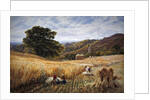 Harvest time near Holmbury Hill, Surrey, 1865 by George Vicat Cole