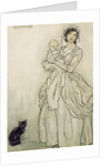 Rip's daughter and grandchild, 1904 by Arthur Rackham
