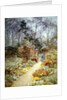 Walled garden in springtime by Helen Allingham