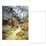 Walled garden in springtime by Helen Allingham