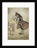 When Her Majesty Wants to Know the Time by Arthur Rackham