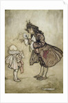 When Her Majesty Wants to Know the Time by Arthur Rackham