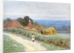 The Kentish farmhouse at Crockham Hill by Helen Allingham