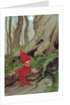 A Gnome by Tree Roots, 1928 by Arthur Rackham
