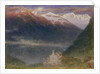 The Gorge of Gondo, Simplon by Albert Goodwin
