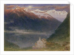 The Gorge of Gondo, Simplon by Albert Goodwin