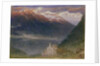 The Gorge of Gondo, Simplon by Albert Goodwin