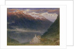 The Gorge of Gondo, Simplon by Albert Goodwin