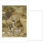 Girls by a Stream, 1906 by Arthur Rackham