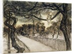 Peter Pan on a Branch, scene from 'Peter Pan in Kensington Gardens' by J.M Barrie, 1912 by Arthur Rackham