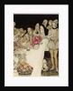 How at a great feast that King Mark made came Eliot the harper and sang the lay that Dinadan had made by Arthur Rackham