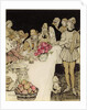 How at a great feast that King Mark made came Eliot the harper and sang the lay that Dinadan had made by Arthur Rackham