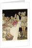 How at a great feast that King Mark made came Eliot the harper and sang the lay that Dinadan had made by Arthur Rackham