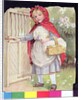 Little Red Riding Hood at the Garden Gate by Ada Dennis
