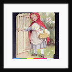 Little Red Riding Hood at the Garden Gate by Ada Dennis