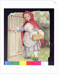 Little Red Riding Hood at the Garden Gate by Ada Dennis