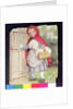 Little Red Riding Hood at the Garden Gate by Ada Dennis