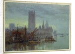 Twilight from Lambeth Bridge by Herbert Menzies Marshall